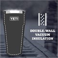 Yeti Термостакан Rambler 26 унций, вакуумная изоляция, нержавеющая сталь, без крышки 11046733