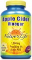 Nature',s Life Яблочный уксус 1000 мг, 250 вегетарианских таблеток, 35% содержание уксусной кислоты, принимать по 2 таблетки в день 11051516