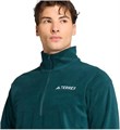 Мужская флисовая куртка adidas Terrex Multi Essentials с полузастёжкой, идеальная для походов и активного отдыха 11053936