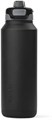 Zulu Металлическая черная бутылка для воды 24oz с быстрозаправкой, тройной изоляцией и герметичной крышкой 11042351