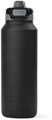 Zulu Металлическая черная бутылка для воды 24oz с быстрозаправкой, тройной изоляцией и герметичной крышкой 11042351