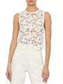 Топ с кружевными деталями Danielle от Alice + Olivia, 84% вискоза, без рукавов, с застежкой на спине 10042941