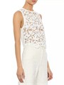 Топ с кружевными деталями Danielle от Alice + Olivia, 84% вискоза, без рукавов, с застежкой на спине 10042941