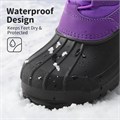 Водонепроницаемые зимние ботинки Dream Pairs для мальчиков и девочек, с теплой антипоскользящей подошвой и подкладкой из искусственного меха 11052384
