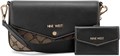 Nine West Сумка через плечо Peaches с клапаном и карточным чехлом, внутренними карманами и регулируемым ремешком 11061947