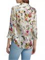 Шелковая блуза с цветочным принтом Dani с отложным воротником и длинными рукавами от L',Agence 10042921