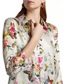 Шелковая блуза с цветочным принтом Dani с отложным воротником и длинными рукавами от L',Agence 10042921