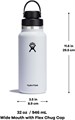 Hydro Flask Бутылка из нержавеющей стали 32 унции с теплоизоляцией и герметичной крышкой Чаг Кэп 11104254