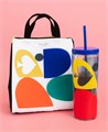 Kate Spade New York Большая прочная изолированная сумка для обедов с утеплителем и молнией из полиэстера 11105258