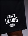 Шорты 4505 Heavy Lifting для тренировок с графическим сетчатым дизайном черного цвета, эластичным поясом 11038954