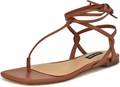 Женские летние сандалии Nine West Norta с квадратным носком и завязками 11041221