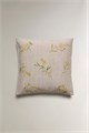 Zara Home Наволочка из хлопка и льна с мимозовым принтом для декоративной подушки 11037680