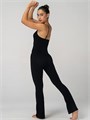 Женский комбинезон Sunzel с расклешенными штанинами, бретелями и декольте, с утягивающим эффектом для йоги 10020578