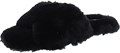 Женские теплые тапочки Nine West с искусственным мехом и резиновой подошвой 11053985
