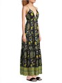 Макси-платье с принтом Пэйсли и V-образным вырезом от Kobi Halperin, 100% вискоза 11028633