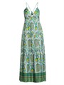 Макси-платье с принтом Пэйсли и V-образным вырезом от Kobi Halperin, 100% вискоза 11028633