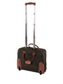 Bric',s Кейс-пилот X-Travel из полиамида с кожаной отделкой, два отделения на молнии, два спиннера, ширина 40,6 см 11017157