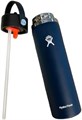 Hydro Flask Герметичная бутылка для воды с широкой горловиной и гибкой крышкой-носиком, 710 мл, нержавеющая сталь 11042256