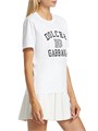 Футболка Dolce &amp, Gabbana с логотипом, из хлопка, с короткими рукавами, свободный крой, производство Италия 11011661