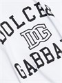 Футболка Dolce &amp, Gabbana с логотипом, из хлопка, с короткими рукавами, свободный крой, производство Италия 11011661