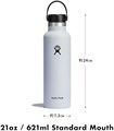Hydro Flask Интерактивная изолированная бутылка для воды, 21 унция, сохраняет температуру: 24 часа холодной, 12 часов горячей 11076150