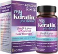 Purity Products MyKeratin ProClinical - передовая терапия для волос, 500 мг, снижение выпадения до 46,6%, повышение яркости и прочности волос - 60 растительных капсул 11097784