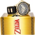 Accutime Черно-золотые часы с резиновым ремешком в стиле Трифорс от Zelda, с застежкой типа Tang 11103506