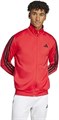 Мужская трековая куртка adidas 3-Stripes из 100% полиэстера с воротником-стойкой и карманами 11044229