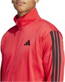 Мужская трековая куртка adidas 3-Stripes из 100% полиэстера с воротником-стойкой и карманами 11044229