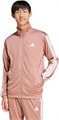 Мужская трековая куртка adidas 3-Stripes из 100% полиэстера с воротником-стойкой и карманами 11044229