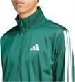 Мужская трековая куртка adidas 3-Stripes из 100% полиэстера с воротником-стойкой и карманами 11044229