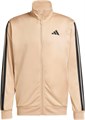 Мужская трековая куртка adidas 3-Stripes из 100% полиэстера с воротником-стойкой и карманами 11044229