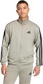 Мужская трековая куртка adidas 3-Stripes из 100% полиэстера с воротником-стойкой и карманами 11044229