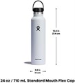 Hydro Flask Изолированная стальная бутылка для воды, 24 унции, удобная и вместительная 11054639