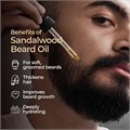 Gya Labs Масло для бороды с сандаловым деревом – набор из 3 шт. по 30 мл: 100% чистое натуральное масло для ухода и роста бороды с аргановым маслом и маслом жожоба для мужчин 11075384