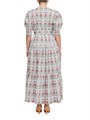 Hill House Home Макси-платье Yara с эластичными рукавами и съемным поясом, 100% хлопок 11015540