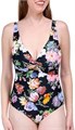Купальник Nine West для молодежи с завязкой спереди и цветочным принтом, нейлоновый/спандексовый 11064331