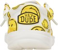 Лоферы HEYDUDE Wally Smiley из легкого текстиля с резиновой подошвой для быстрого обувания 11046936