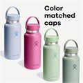 Hydro Flask Бутылка для воды 32 унции из нержавеющей стали с широким горлом, термоизолированная, непротекаемая 11058598
