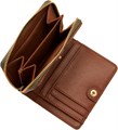 Fossil Компактный многофункциональный кожаный бумажник с застежкой на кнопку и карманом на молнии 11081459