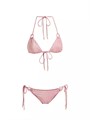 Бикини Rhiannon Zimmermann из металлизированного материала с треугольным верхом и боковыми завязками, 51% нейлон 10042171