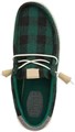 Мужские слипоны Hey Dude Wally Buffalo Plaid Hunter Green, размер 14, комфортная и легкая обувь 11063856