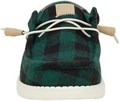 Мужские слипоны Hey Dude Wally Buffalo Plaid Hunter Green, размер 14, комфортная и легкая обувь 11063856