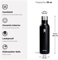 Hydro Flask Вакуумная церемониальная винная бутылка 750 мл, устойчивая к утечкам, безопасная для посудомоечной машины 11082161