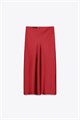 Сатиновая миди-юбка Zara с высокой талией и эластичным поясом, размеры XS-XXL 11039773
