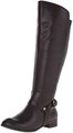 Кожаные высокие сапоги Anne Klein Kahlan с универсальной посадкой и гибкой голенью 11057706