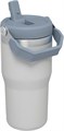 Stanley Термостакан IceFlow с крышкой и трубочкой - нержавеющая сталь, 590 мл, сохраняет холод до 12 часов 11042023