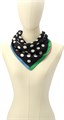 Kate Spade New York Стильный шелковый бандан с узором ',Breezy Dot', для женщин, лёгкий аксессуар для повседневного ношения 11066854