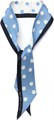 Kate Spade New York Стильный и легкий шелковый узкий шарф в дизайне Sea Spray Dot для женщин, идеальный аксессуар для повседневной носки 11103219