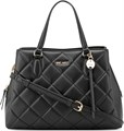 Nine West Сумка-сэтчел с тремя отделениями, молнией, внутренними карманами и съемным ремнем для плеча 11083062